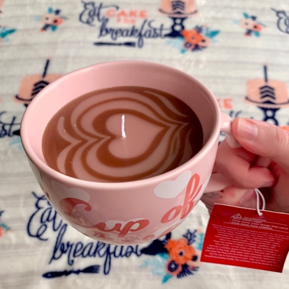 1 LEFT! ☕️ Cup Of Love Latte Art Candle Mug ☕️ - Picture 7 of 8